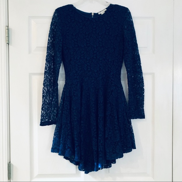 Blue Lace H&M Dress - Picture 1 of 3